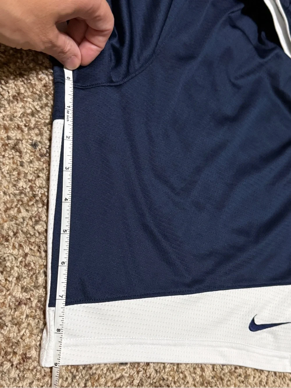 Nike Purple Navy Basketball Athletic Shorts Bundle of 2 - Mens Small